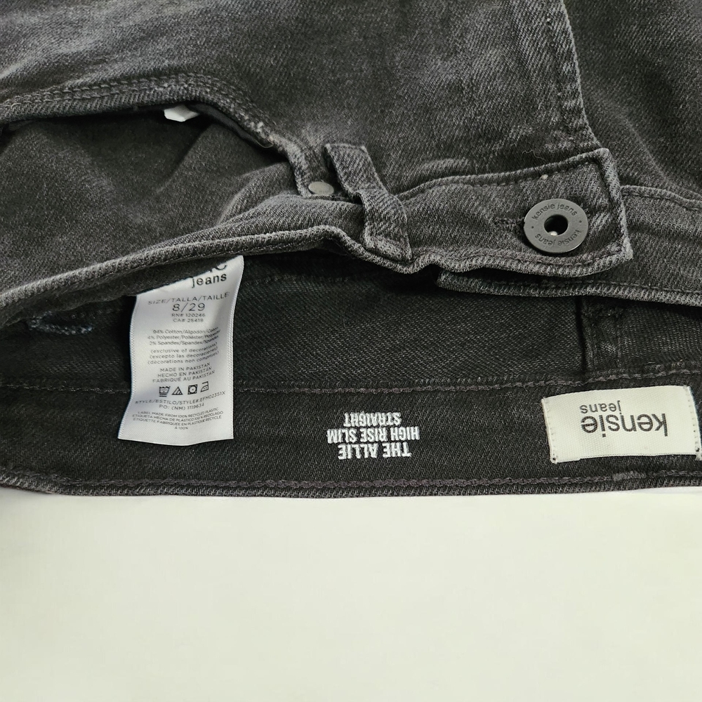 Kensie Allie High Rise Slim Straight Jeans-Size 8 - Picture 4 of 5